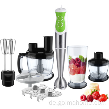 2 Klinge Günstige Mixer Juicer Backhacker Mixer Glas Edelstahl Hand Stick Mixer